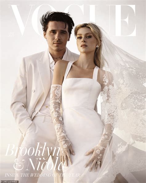 brooklyn beckham wedding photos vogue.